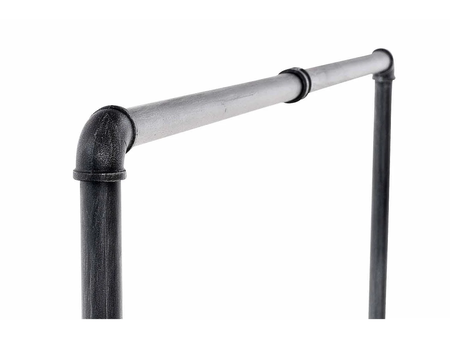 Portant à vêtement - Métal - 120 cm - Argent - Jersey