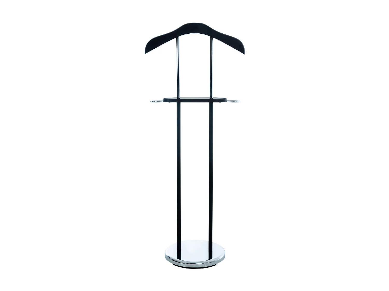 Valet de nuit - Métal - 43 x 28 x 109cm - Noir - Rodrigo