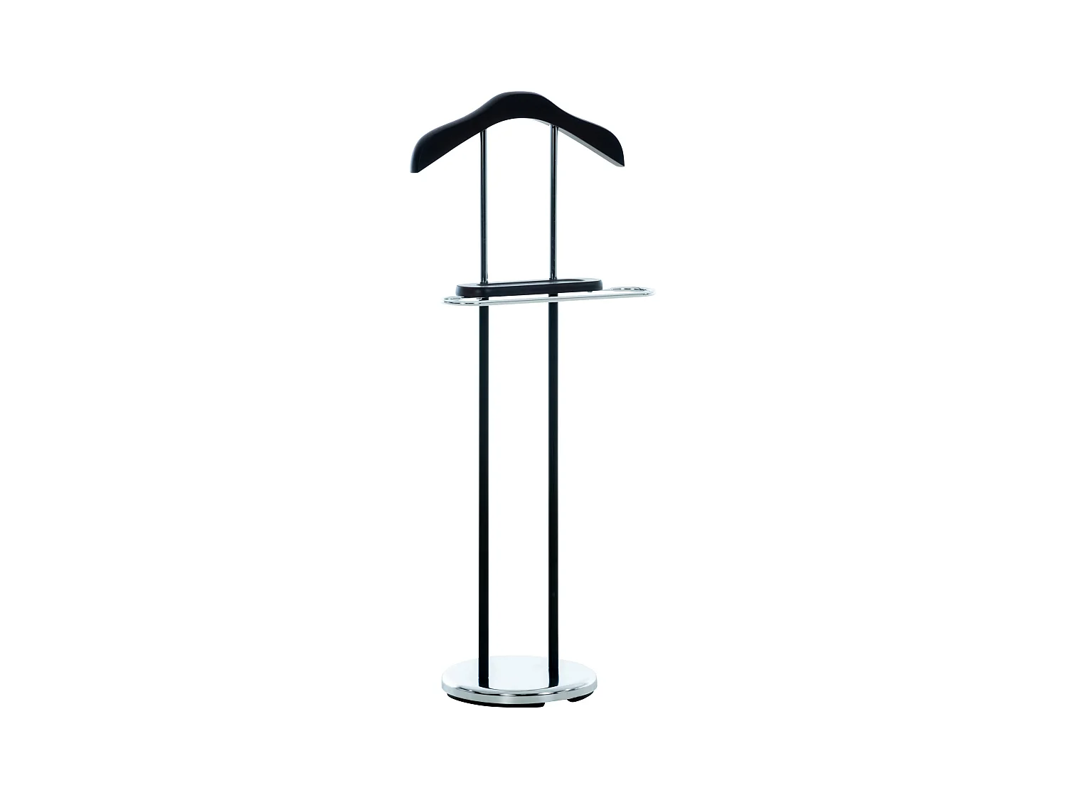 Valet de nuit - Métal - 43 x 28 x 109cm - Noir - Rodrigo