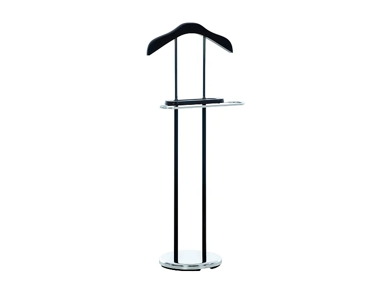 Valet de nuit - Métal - 43 x 28 x 109cm - Noir - Rodrigo