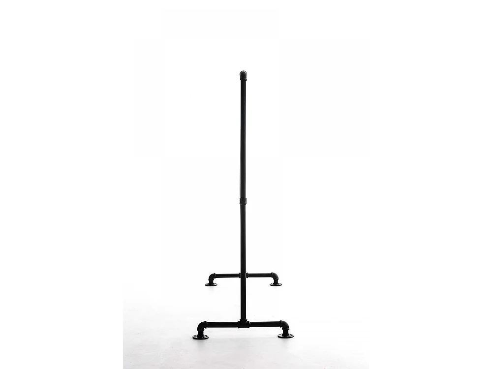 Kledingrek - Metaal - 150 cm - zwart - Jersey