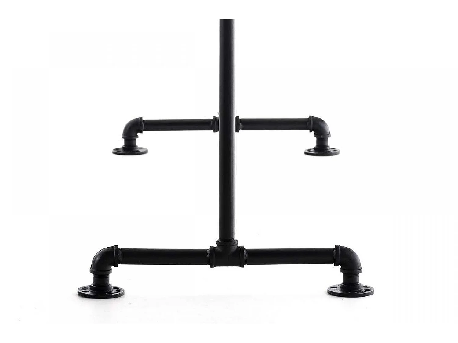 Kledingrek - Metaal - 150 cm - zwart - Jersey