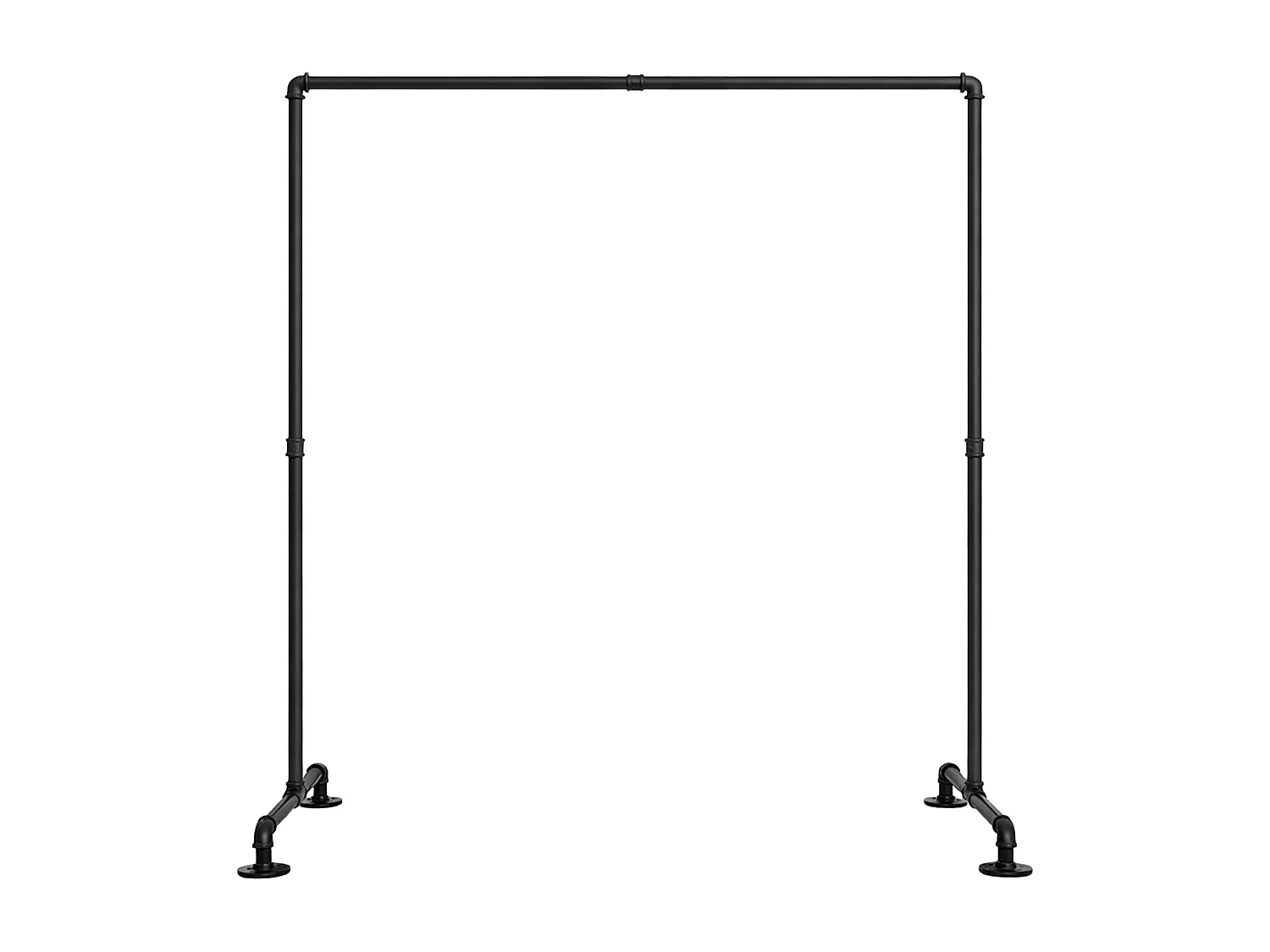 Portant à vêtement - Métal - 150 cm - Noir - Jersey