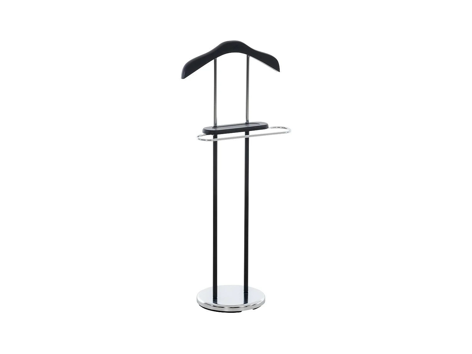 Valet de nuit - Métal - 43 x 28 x 109cm - Wengé - Rodrigo