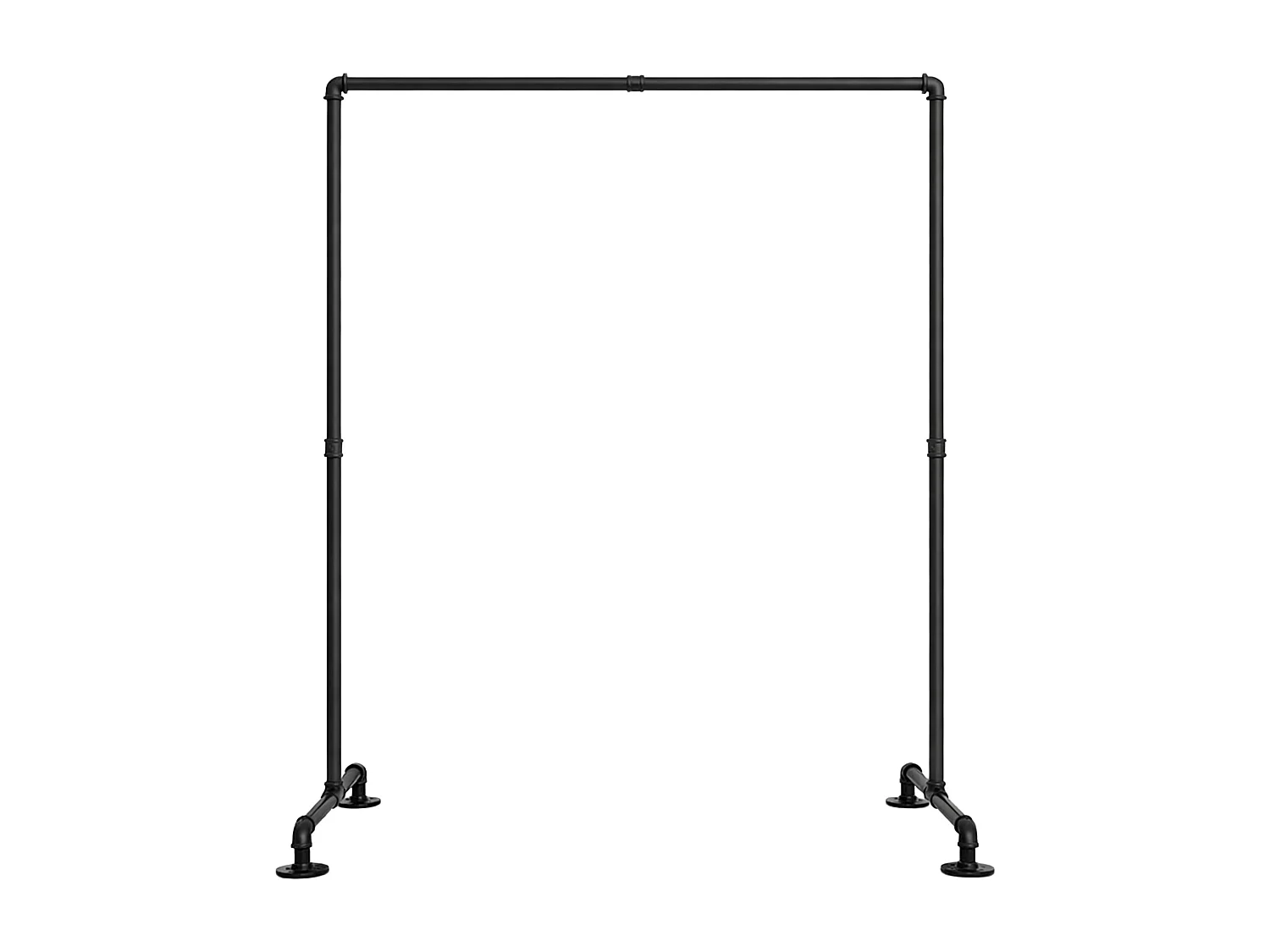 Portant à vêtement - Métal - 120 cm - Noir - Jersey
