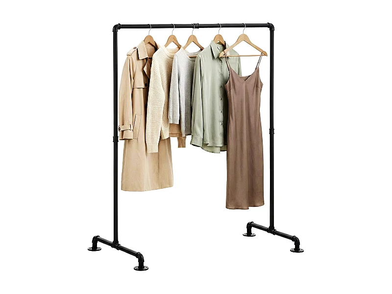 Kleiderständer - Metall - 120 cm - schwarz - Jersey