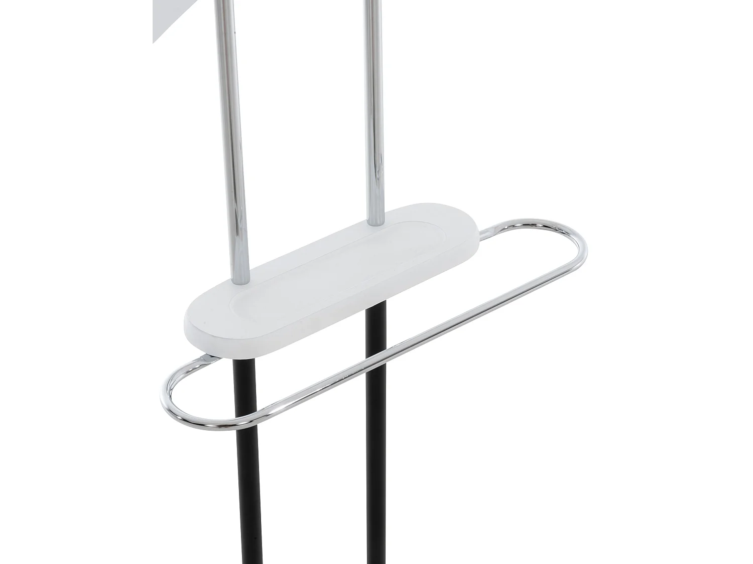 Valet de nuit - Métal - 43 x 28 x 109cm - Blanc - Rodrigo