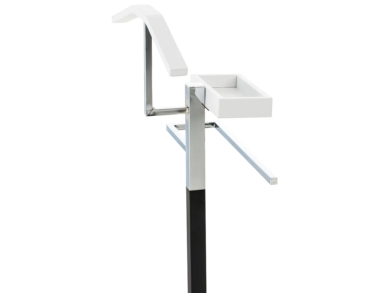 Valet de nuit - Métal - 45 x 21 x 108cm - Blanc - Bray