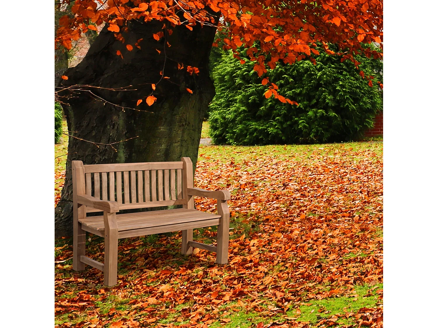 Banc de jardin - Bois - Teck - Jackson V2
