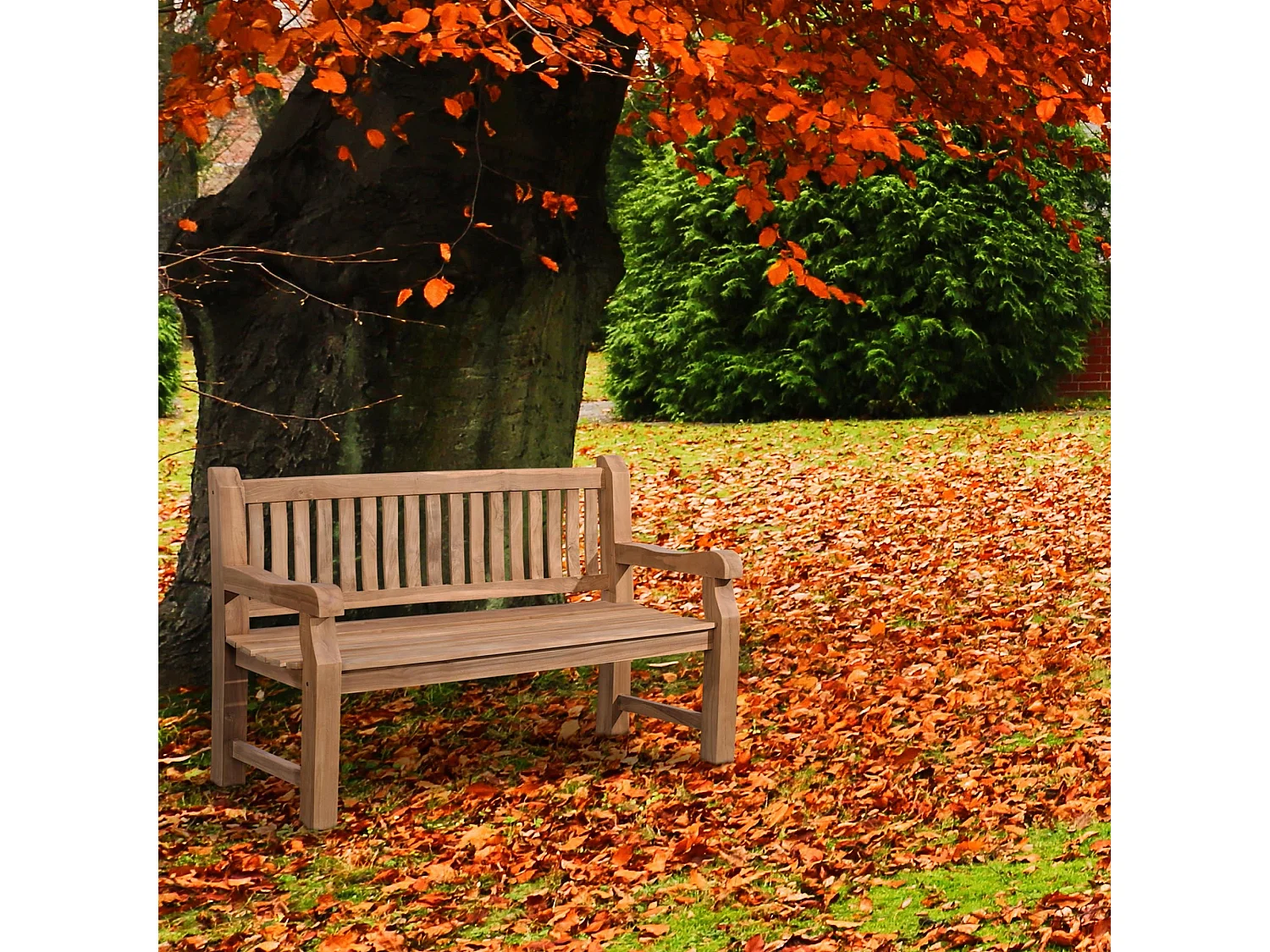 Banc de jardin - Bois - Teck - Jackson V2