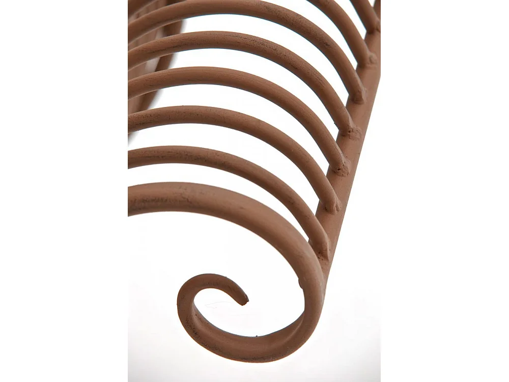 Tuinstoel - Metaal & roestvrij staal - antiek bruin - Karma