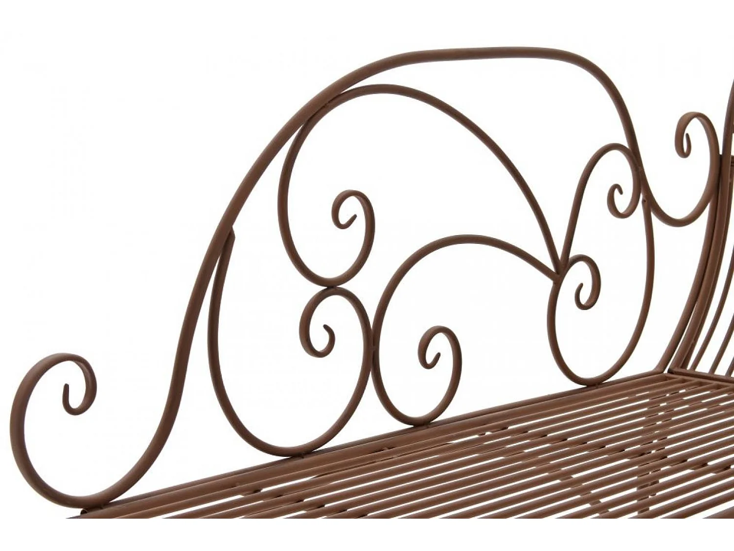 Tuinstoel - Metaal & roestvrij staal - antiek bruin - Karma