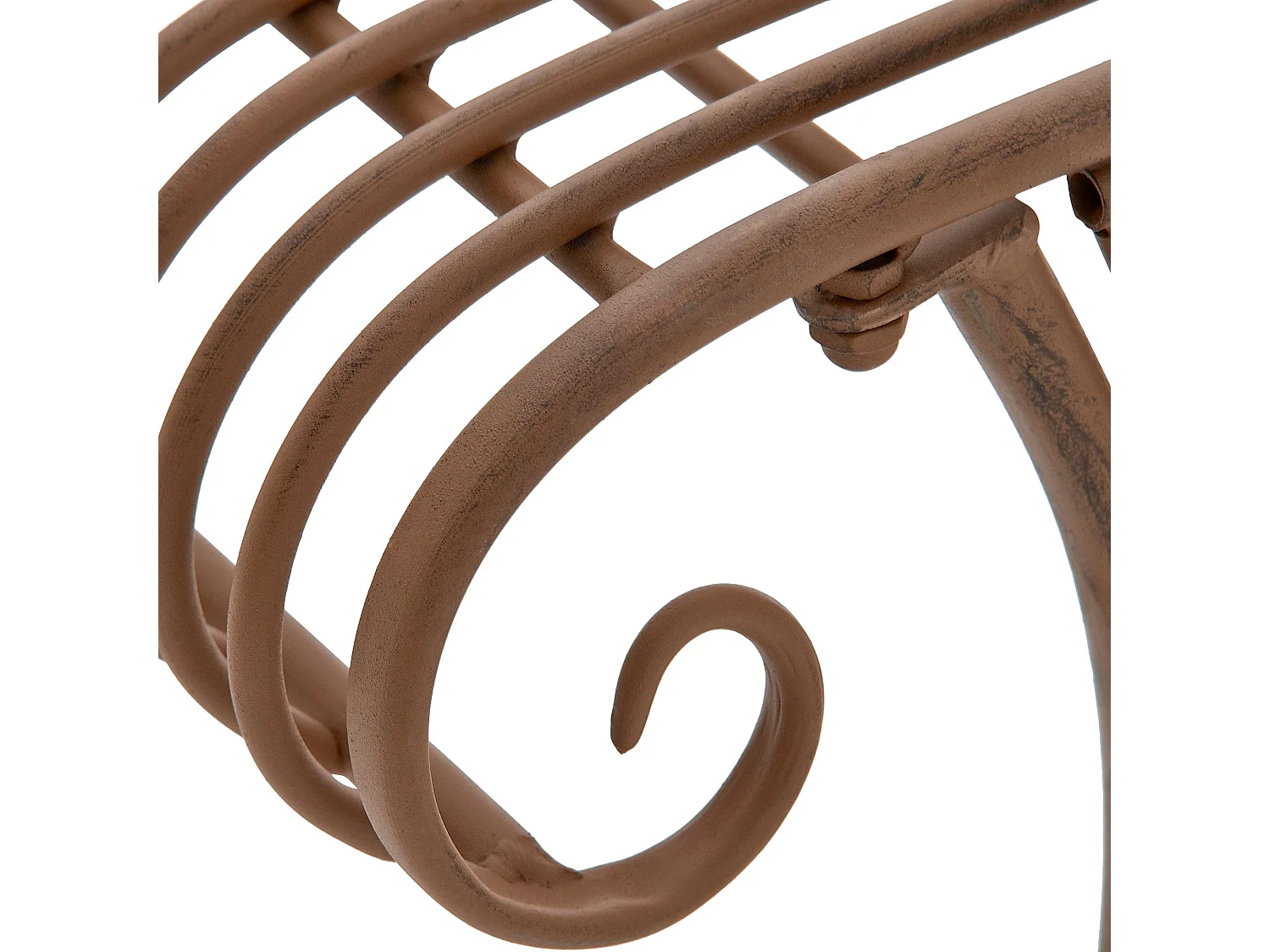 Gartenliege - Metall - antik braun - Karma