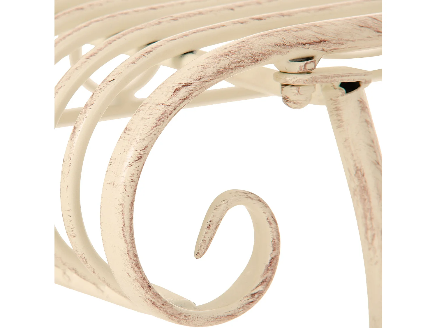 Tuinstoel - Metaal - antiek/creme - Karma