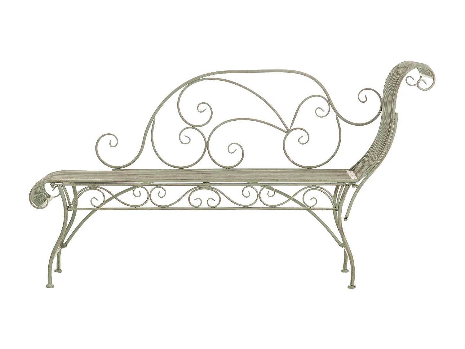 Tuinstoel - Metaal - antiek/groen - Karma