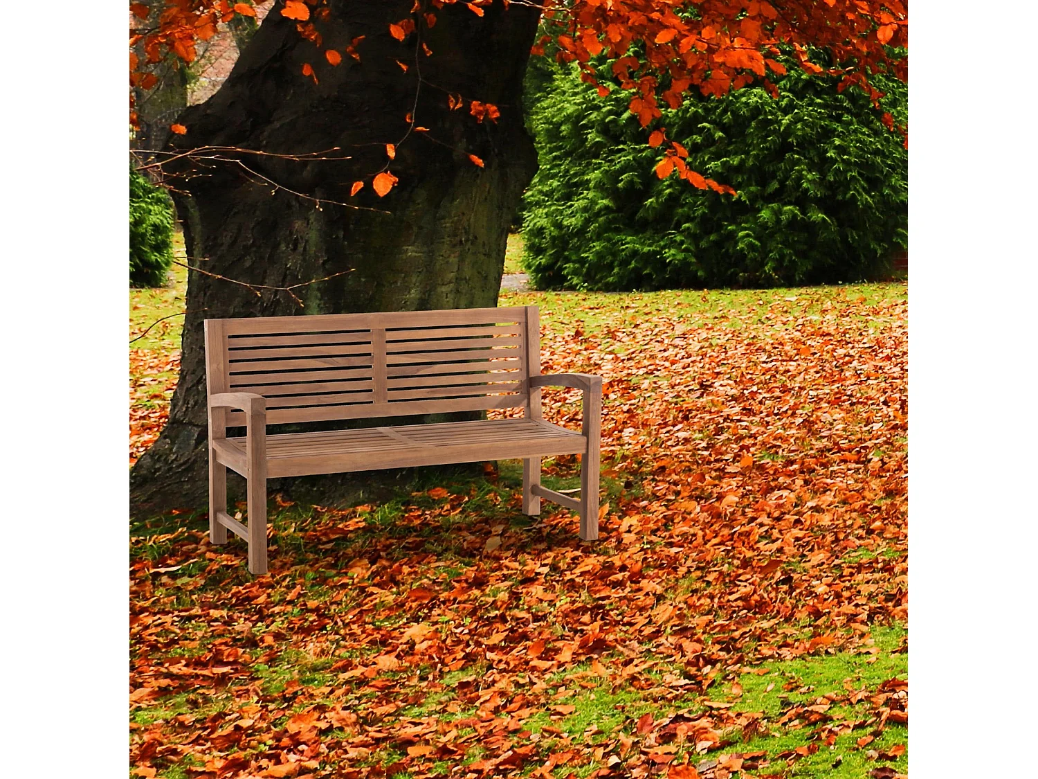 Banc de jardin - Bois - Teck - Halden