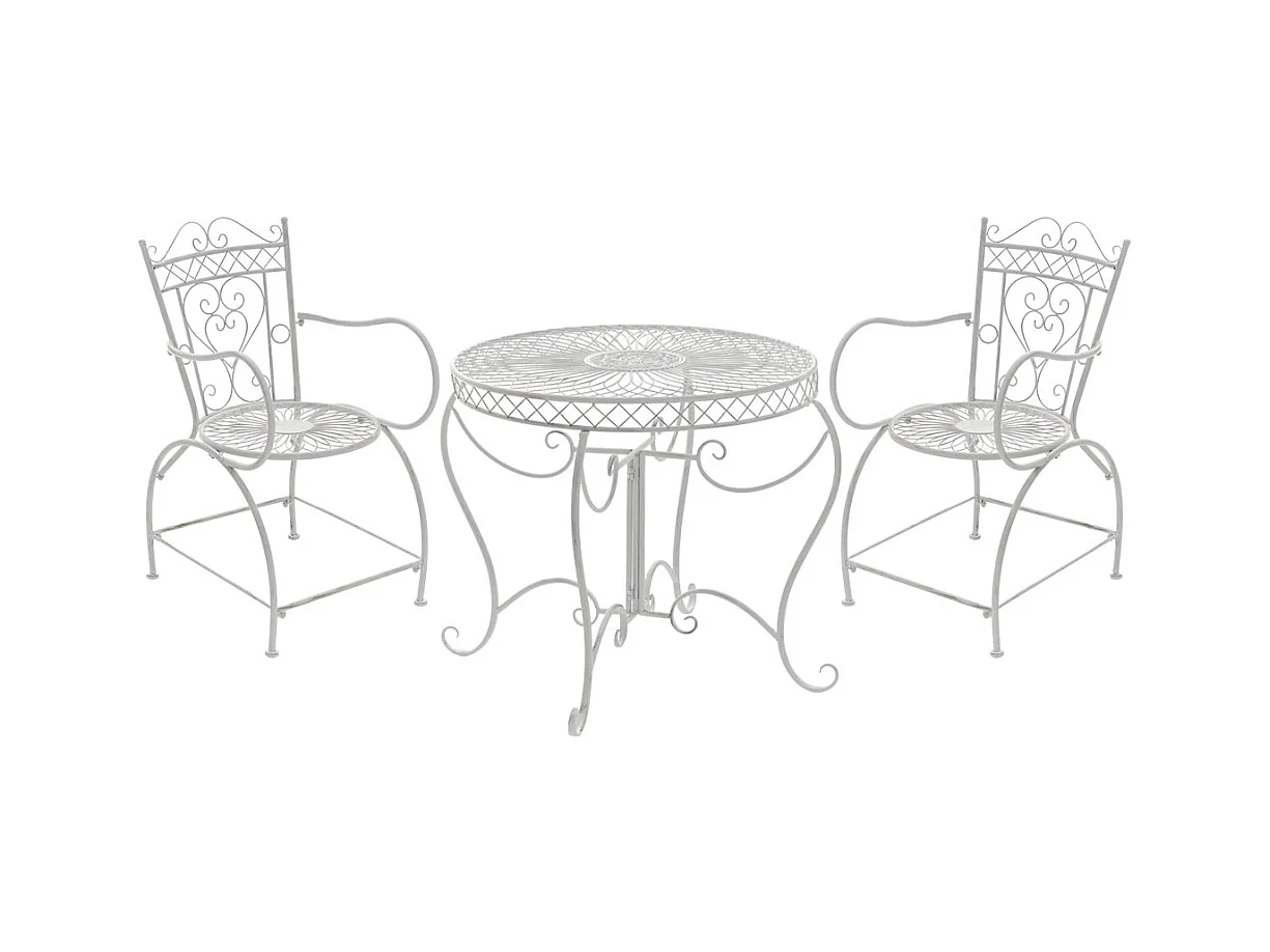 Ensemble de jardin - Table + 2 Chaises - Sheela