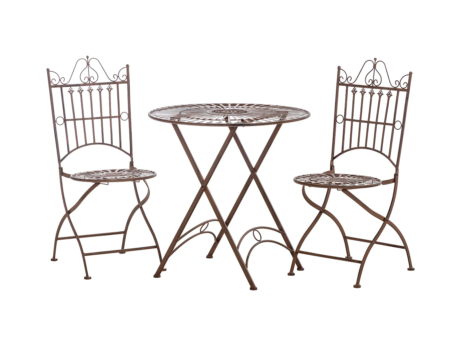 Ensemble de jardin - Table + 2 Chaises - Tegal