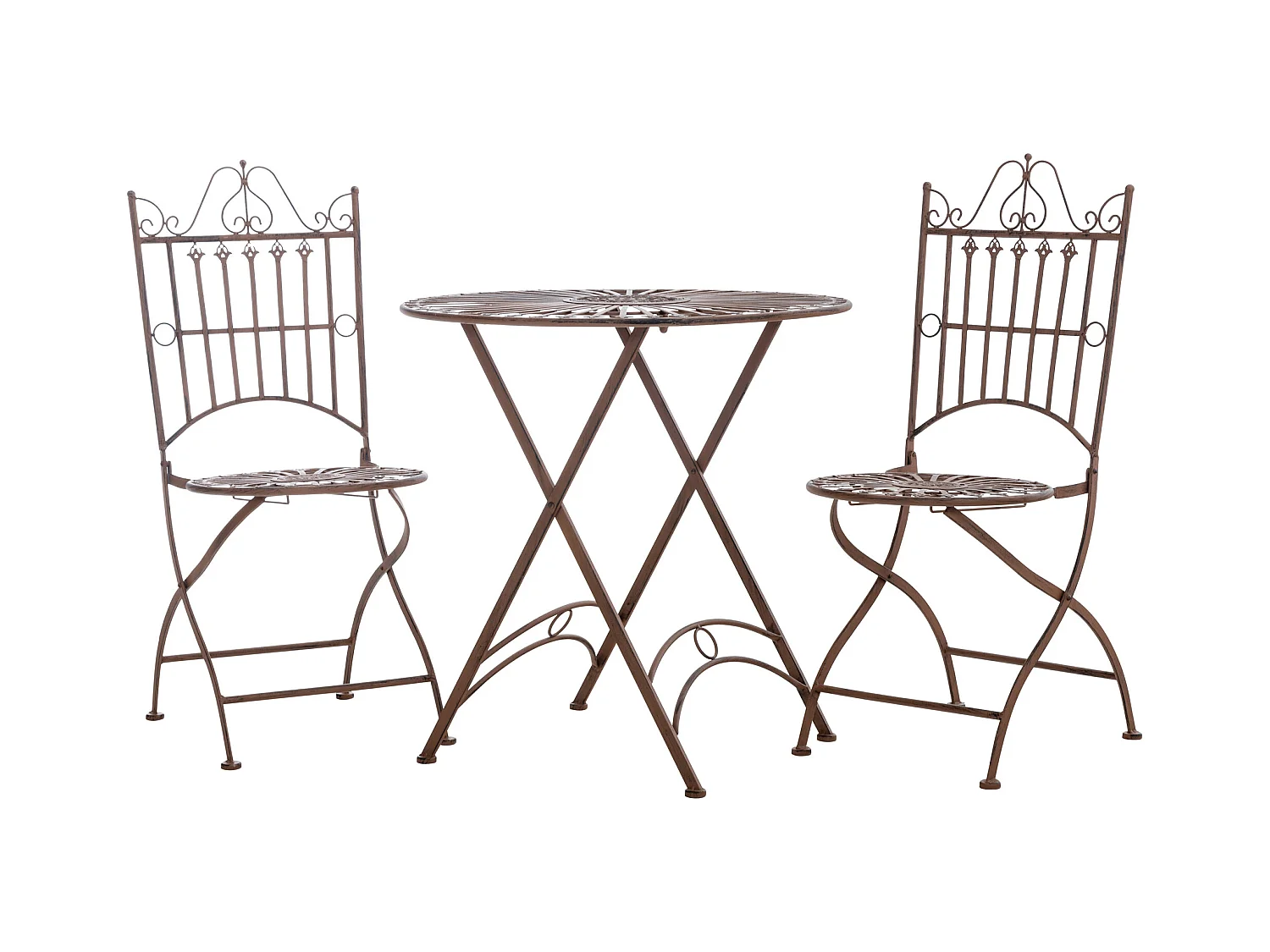 Ensemble de jardin - Table + 2 Chaises - Tegal