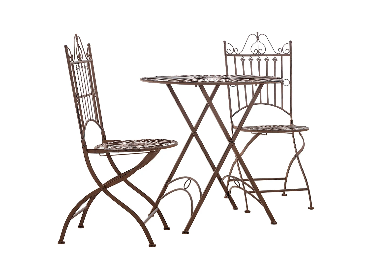 Ensemble de jardin - Table + 2 Chaises - Tegal