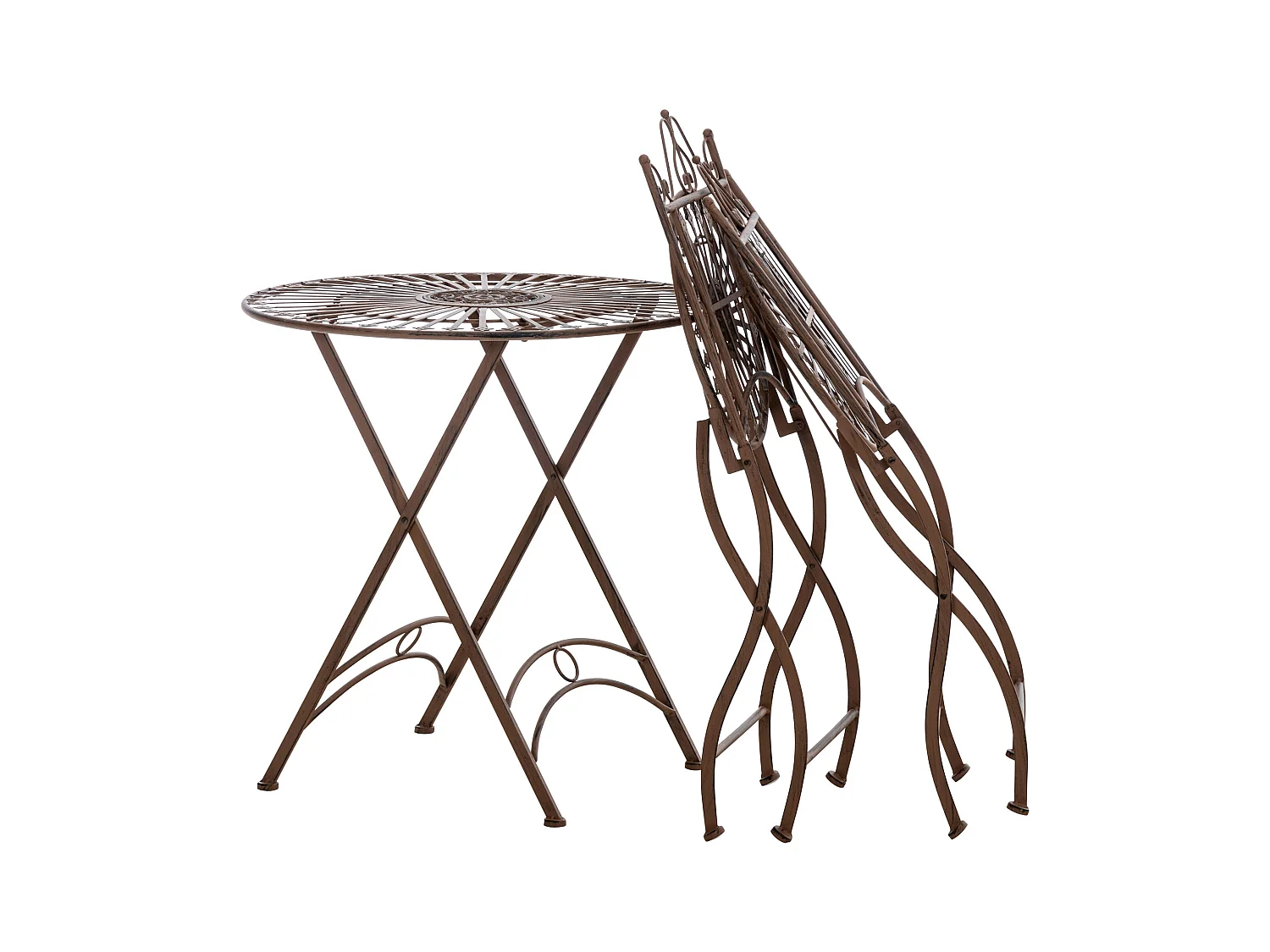 Ensemble de jardin - Table + 2 Chaises - Tegal