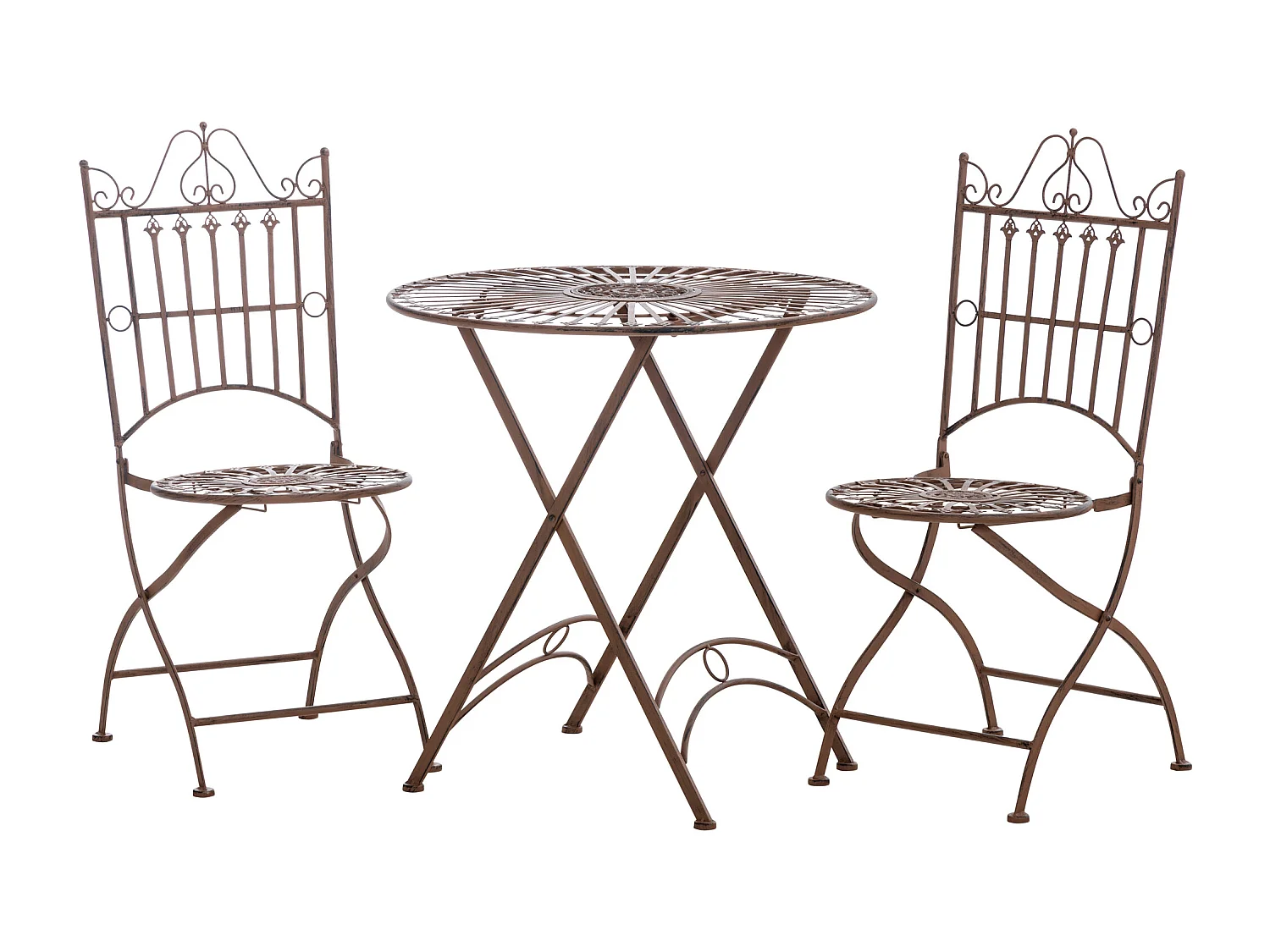 Ensemble de jardin - Table + 2 Chaises - Tegal