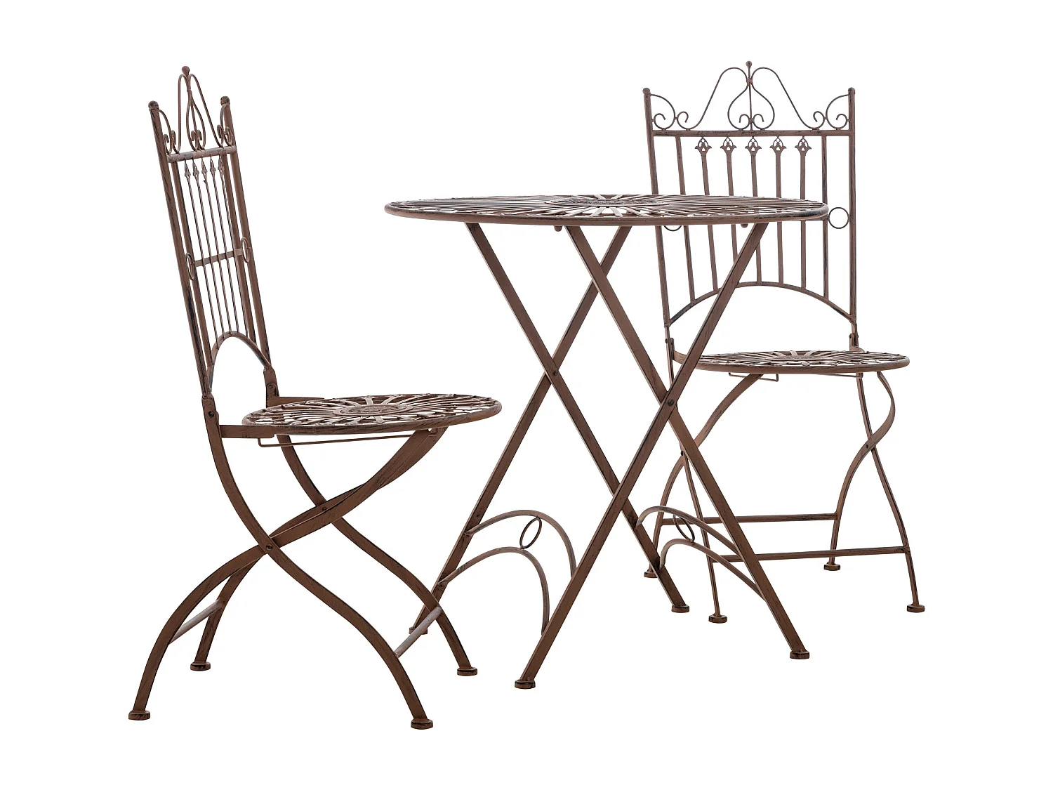 Ensemble de jardin - Table + 2 Chaises - Tegal