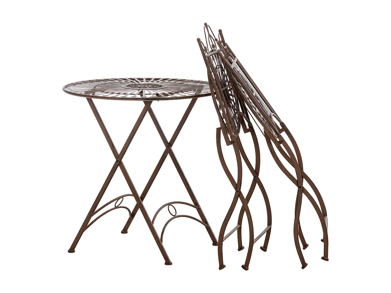 Ensemble de jardin - Table + 2 Chaises - Tegal