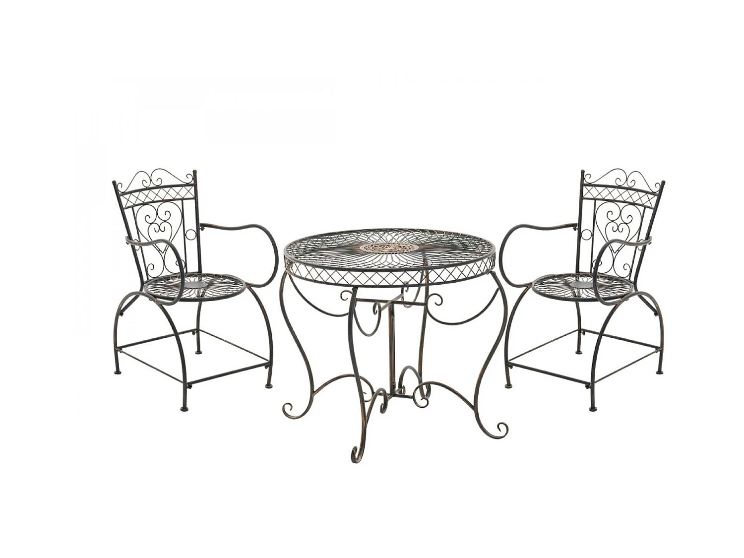 Ensemble de jardin - Table + 2 Chaises - Sheela