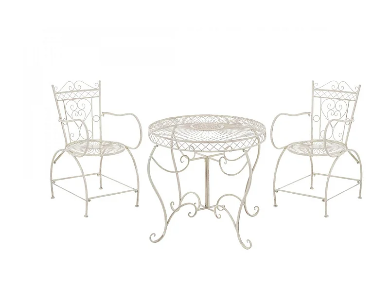 Ensemble de jardin - Table + 2 Chaises - Sheela