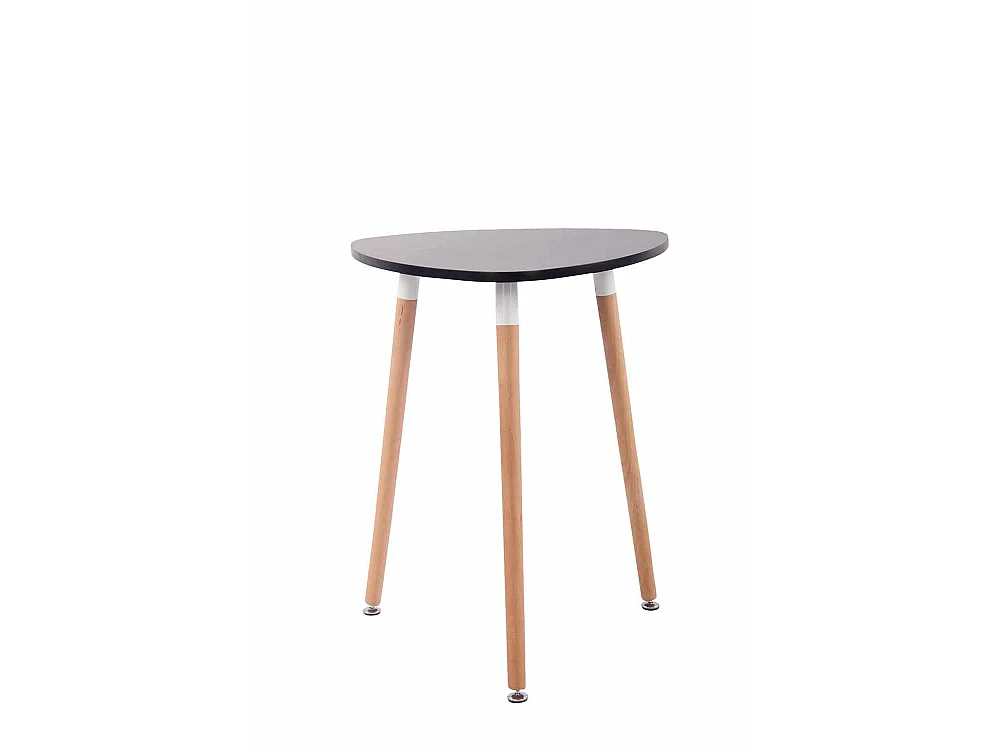 Table console - Bois & Bois - Noir - Abenra