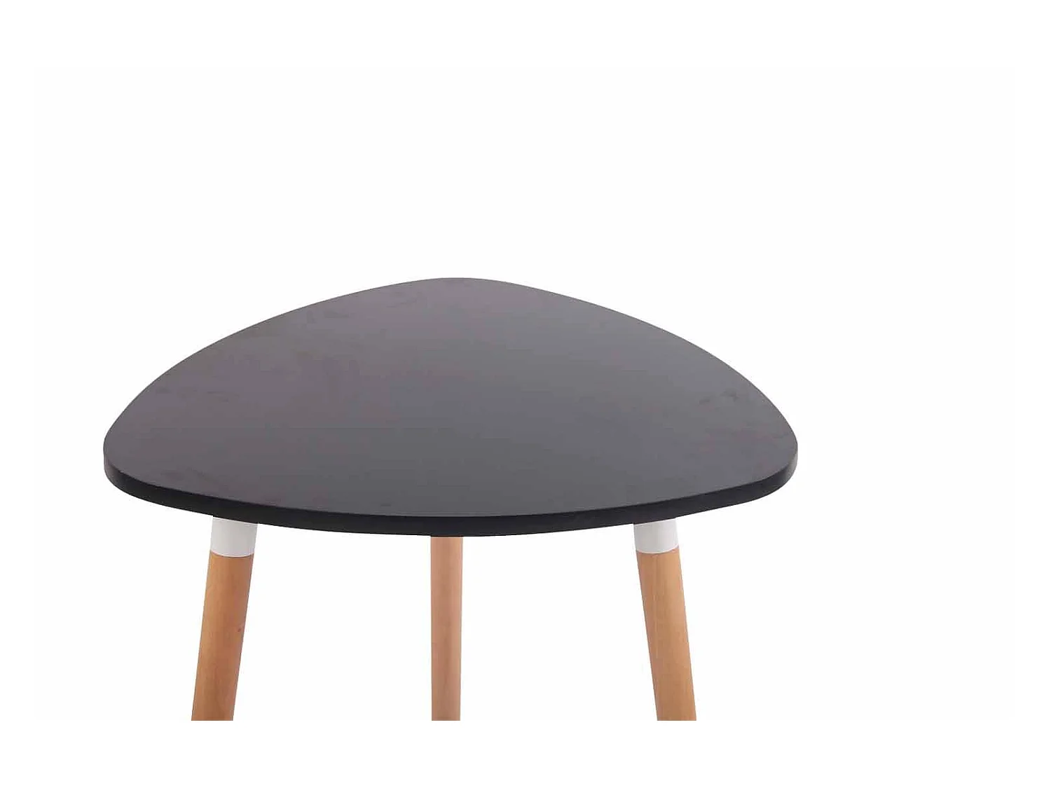 Table console - Bois & Bois - Noir - Abenra