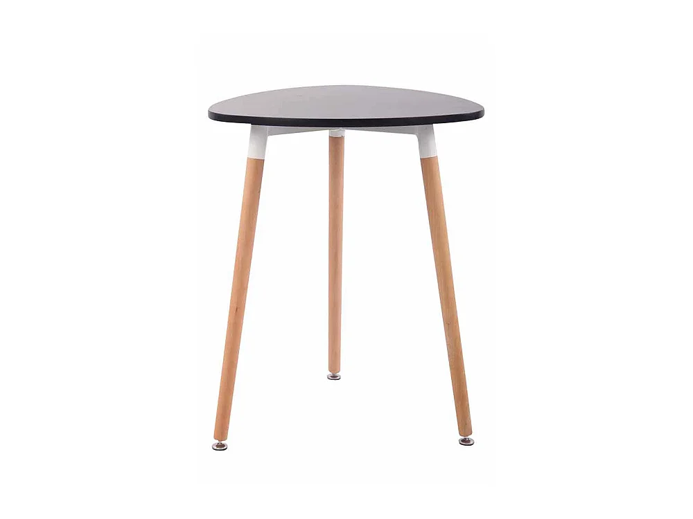 Table console - Bois & Bois - Noir - Abenra