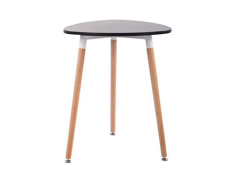 Table console - Bois & Bois - Noir - Abenra