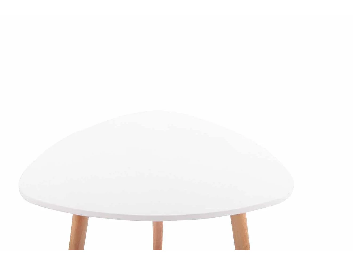 Konsolentisch - Holz & Holz - weiß - Abenra