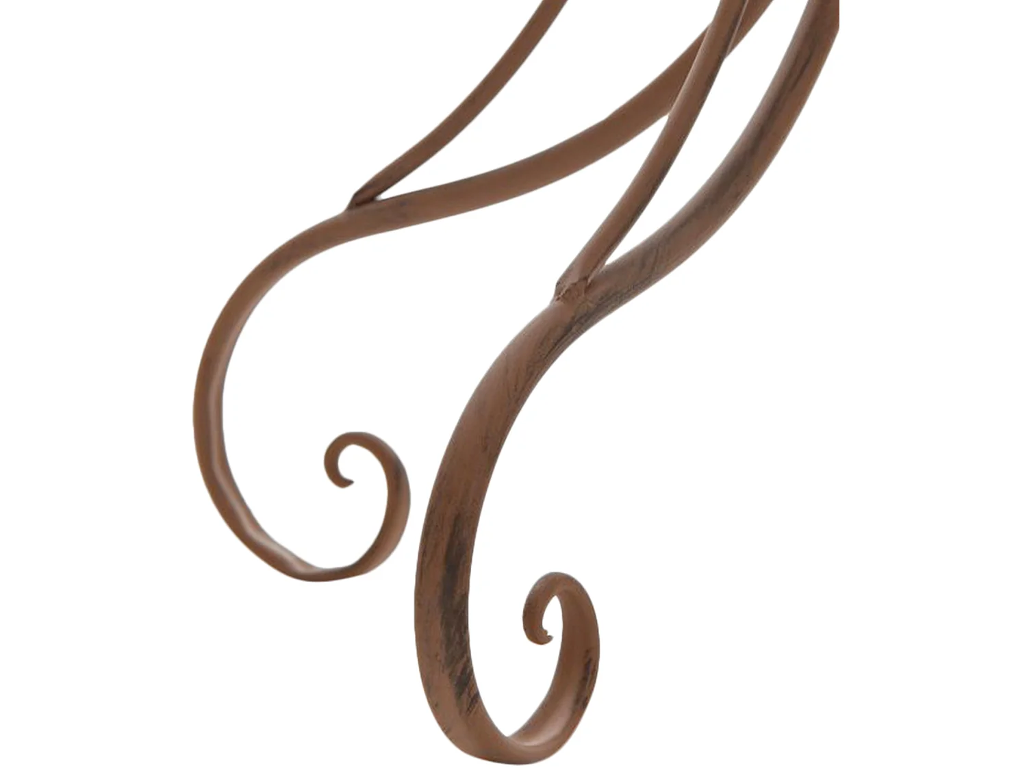 Bijzettafel tuin - rond Ø 70 cm - Metalen - Marron antique - Hari