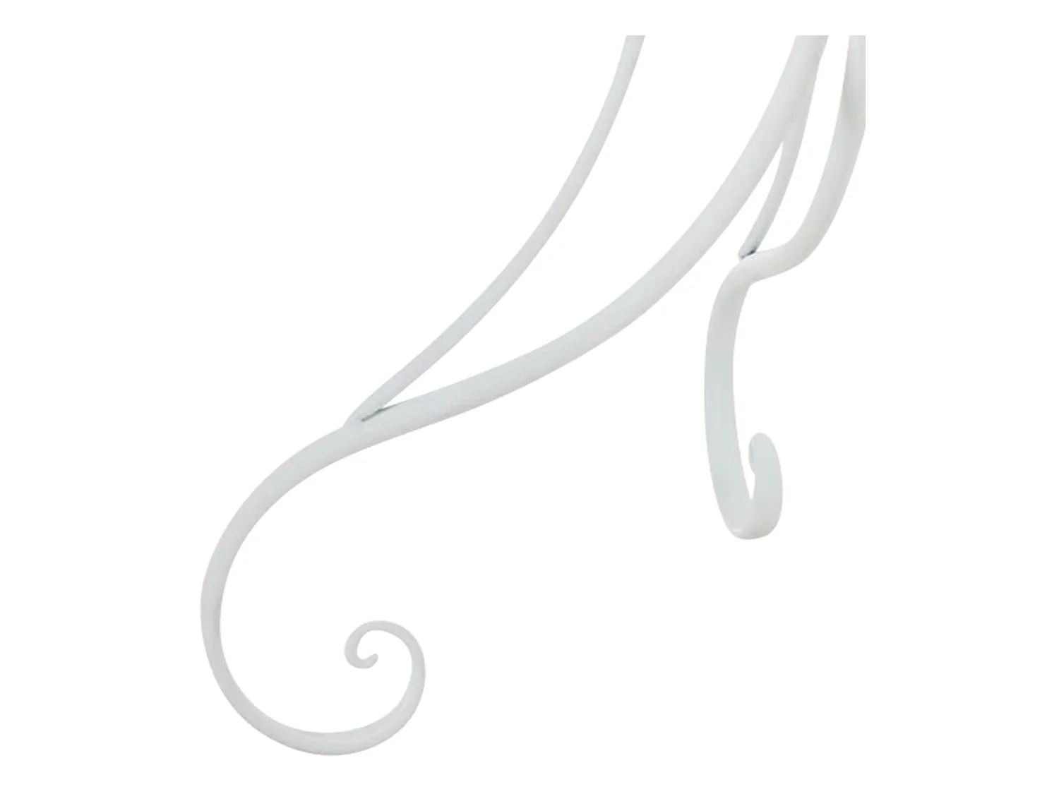 Bijzettafel tuin - rond Ø 70 cm - Metalen - Blanc - Hari