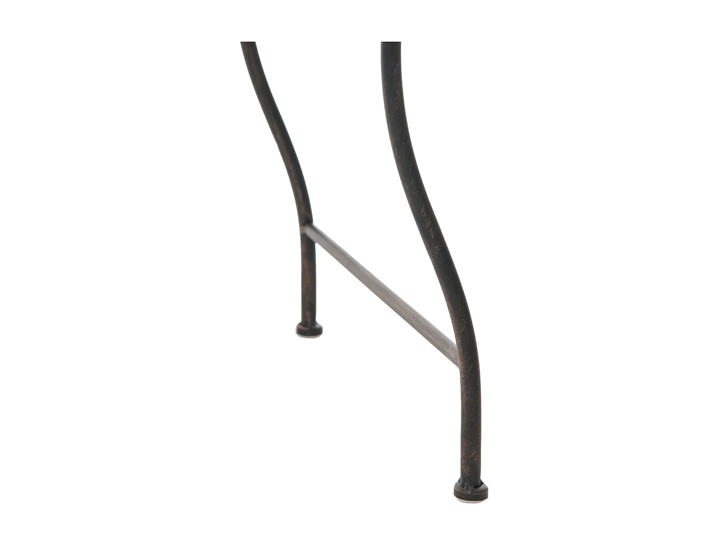 Table d'appoint de jardin - carré - Métal - 49 x 45 cm - Bronze - Zarina