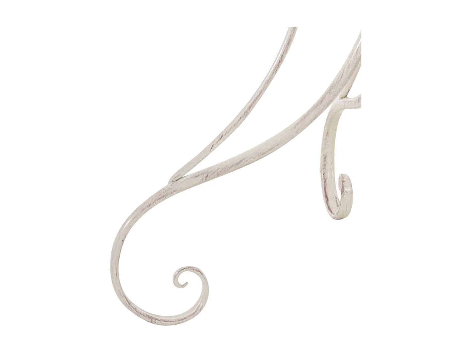 Bijzettafel tuin - rond Ø 70 cm - Metalen - Crème antique - Hari