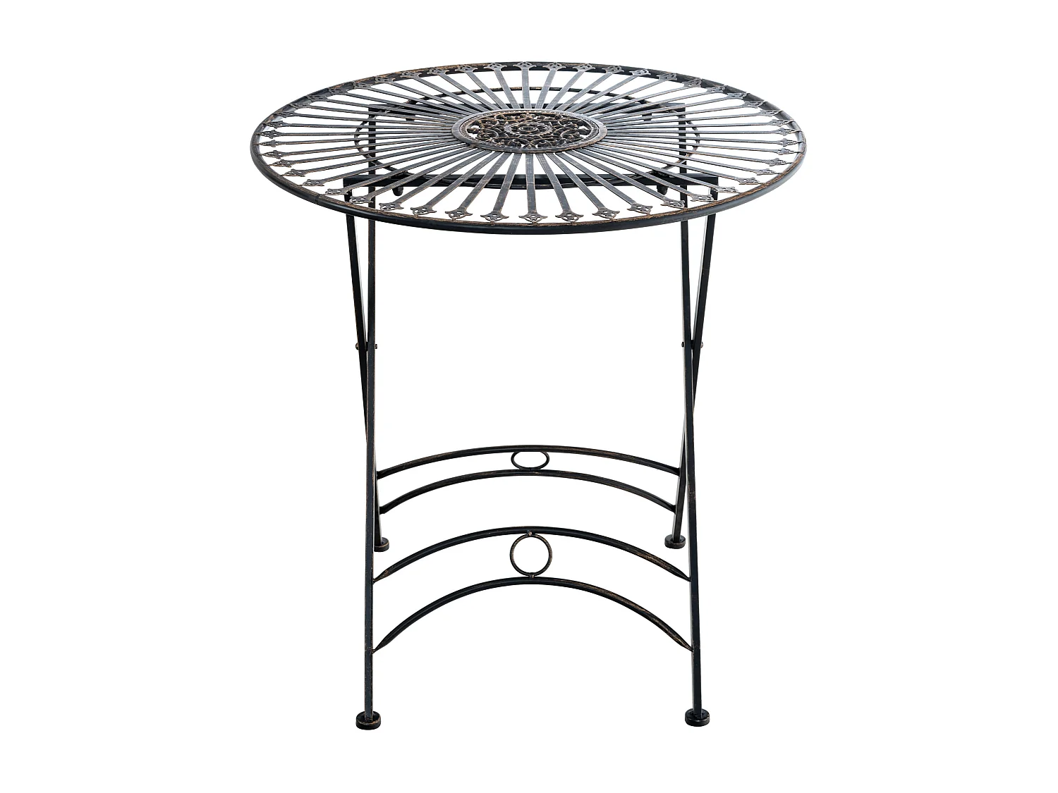 Bijzettafel tuin - rund - Metalen - Bronze - Tegal