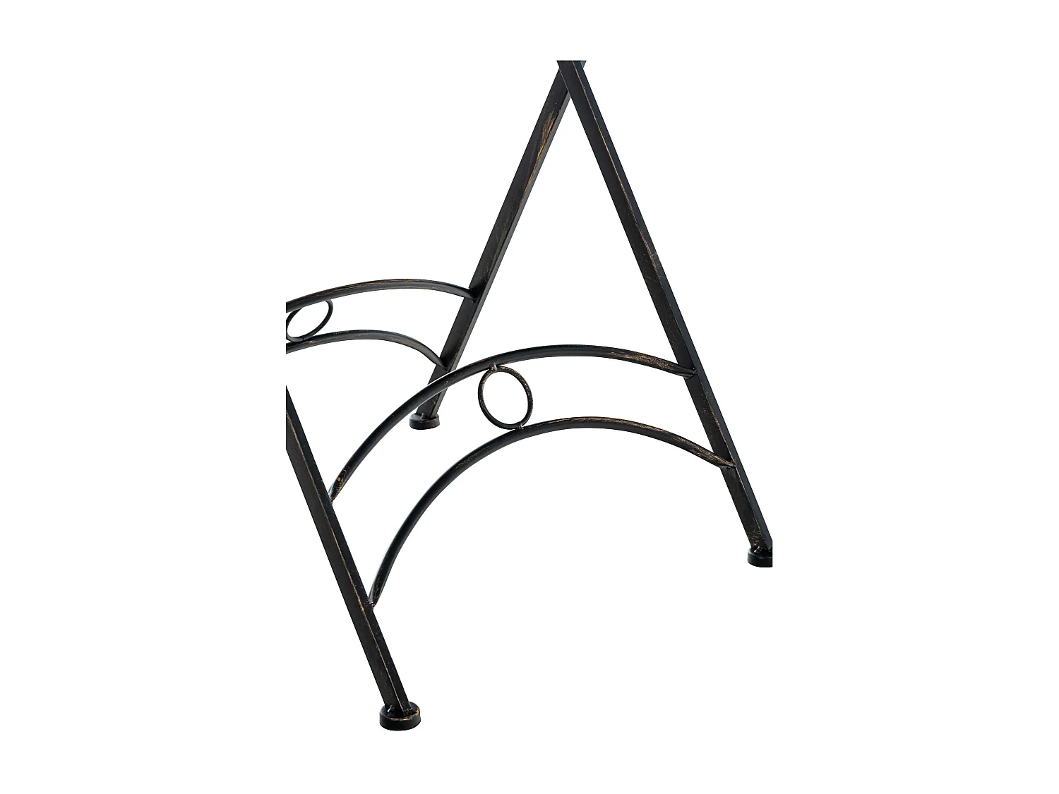 Table d'appoint de jardin - rund - Métal - Bronze - Tegal