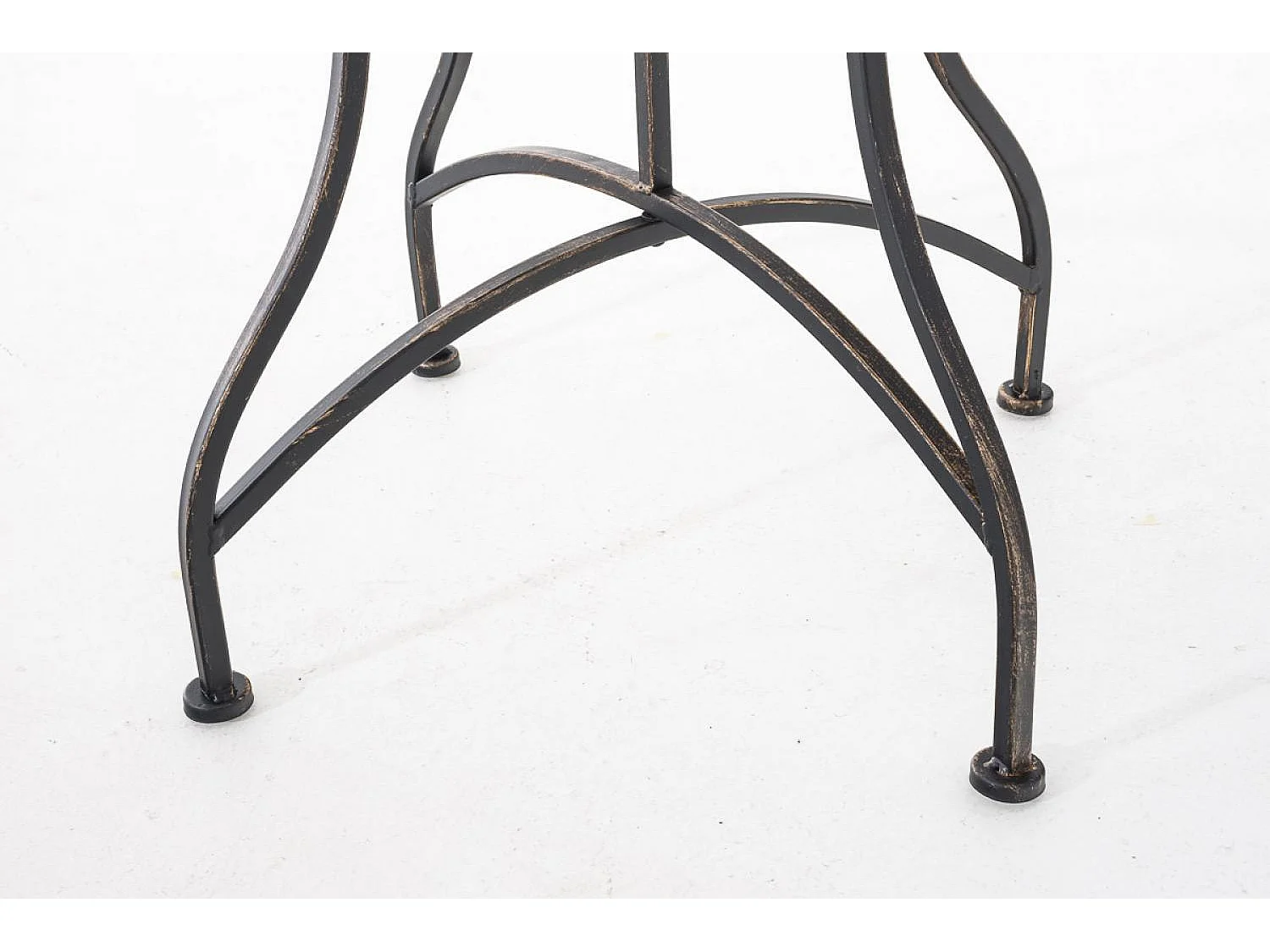 Bijzettafel tuin - vierkant - Metaal - 60 x 60 cm - bronzen - Asina