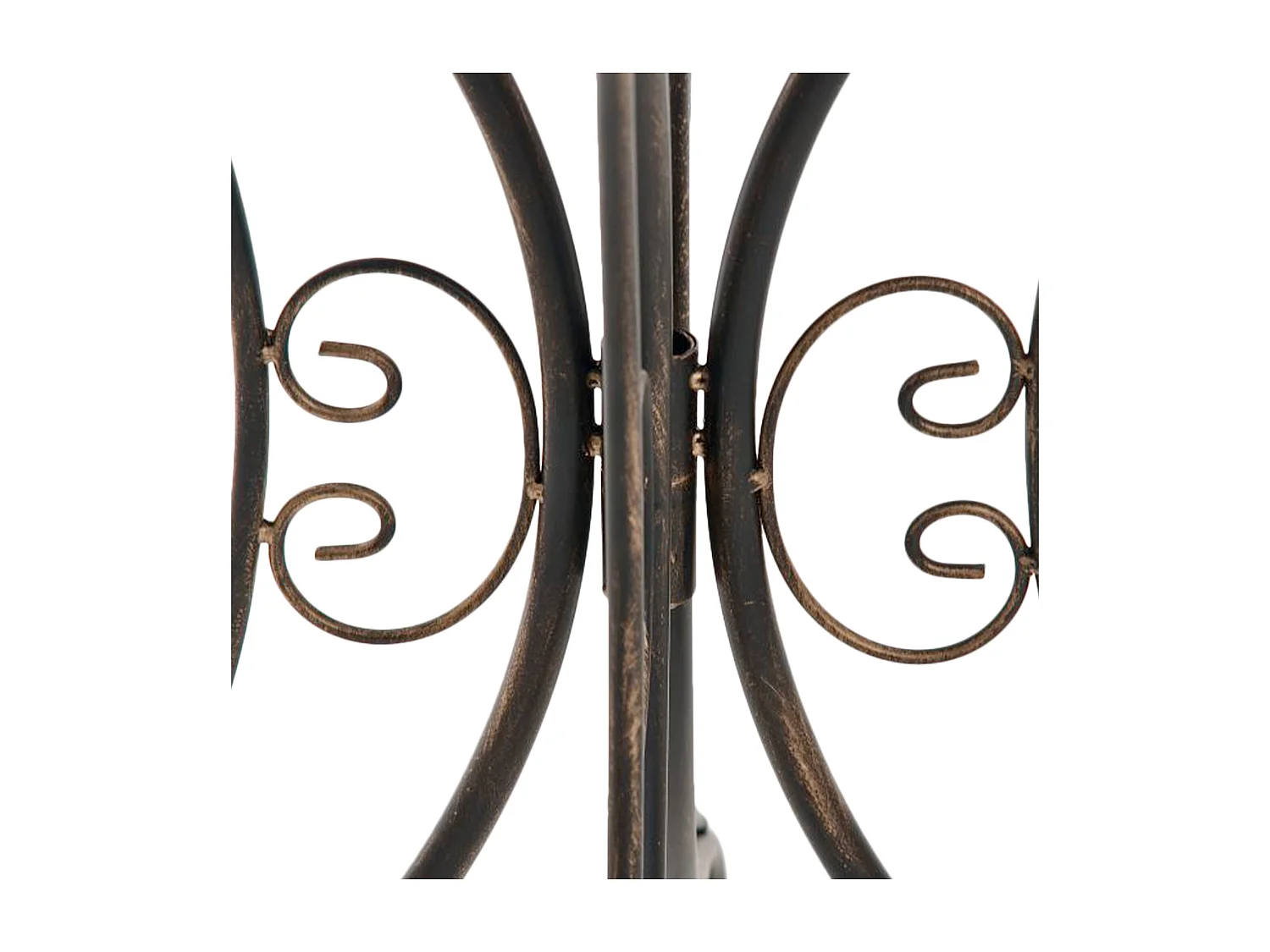 Bijzettafel tuin - rond Ø 70 cm - Metalen - Bronze - Hari