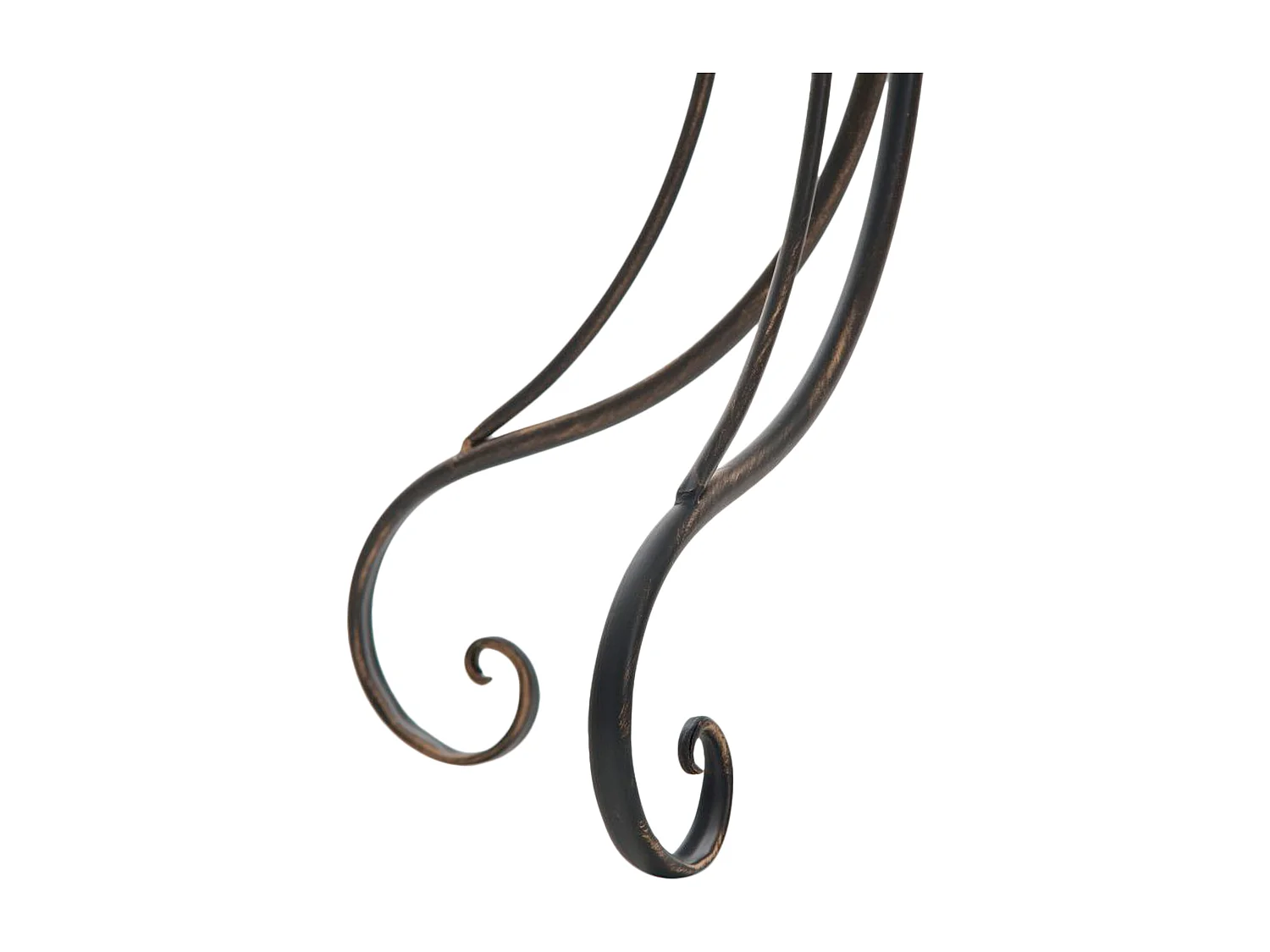 Bijzettafel tuin - rond Ø 70 cm - Metalen - Bronze - Hari