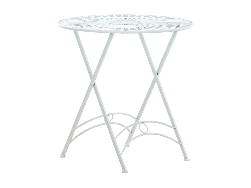 Bijzettafel tuin - rund - Metalen - Blanc - Tegal