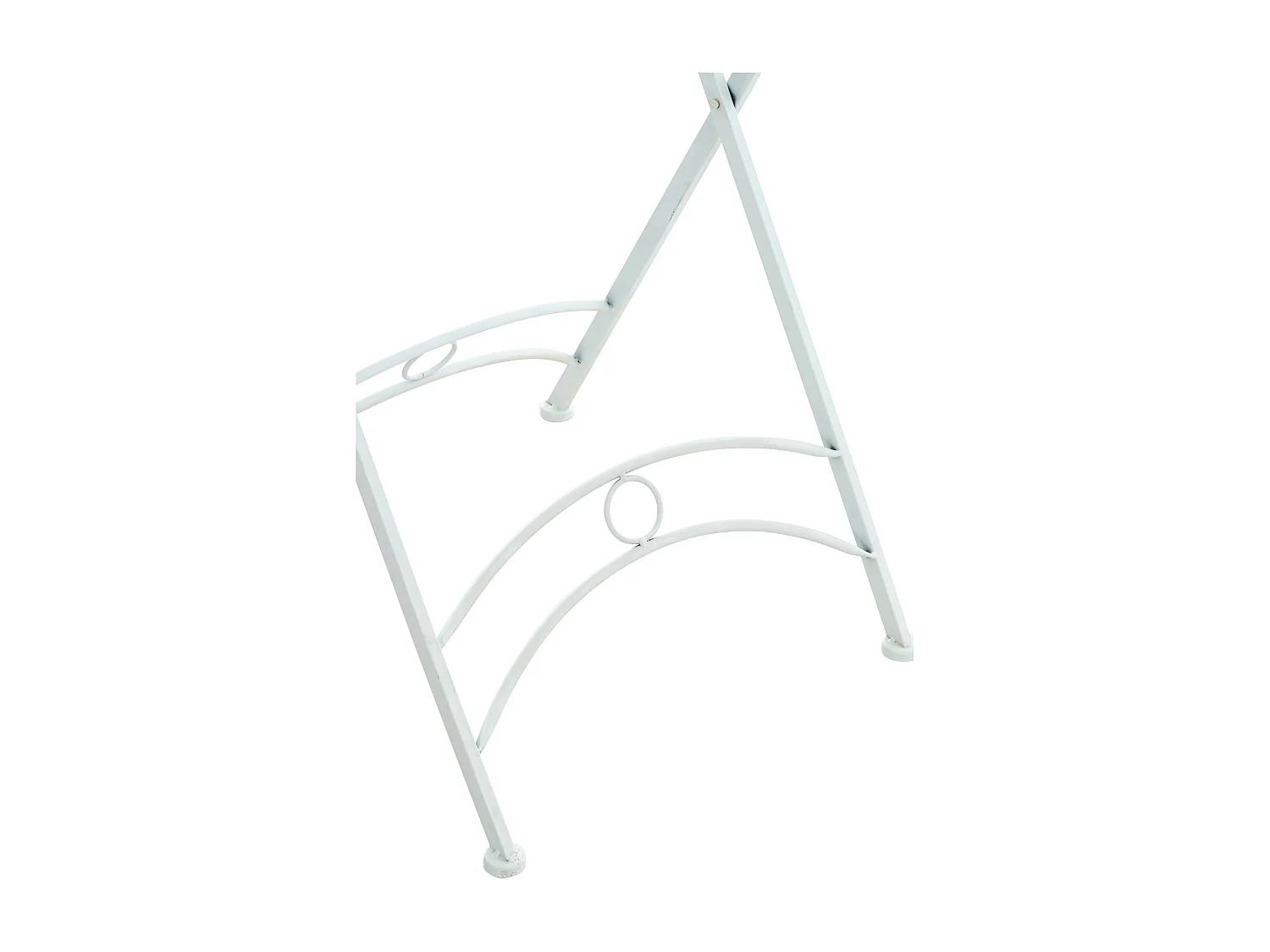 Bijzettafel tuin - rund - Metalen - Blanc - Tegal