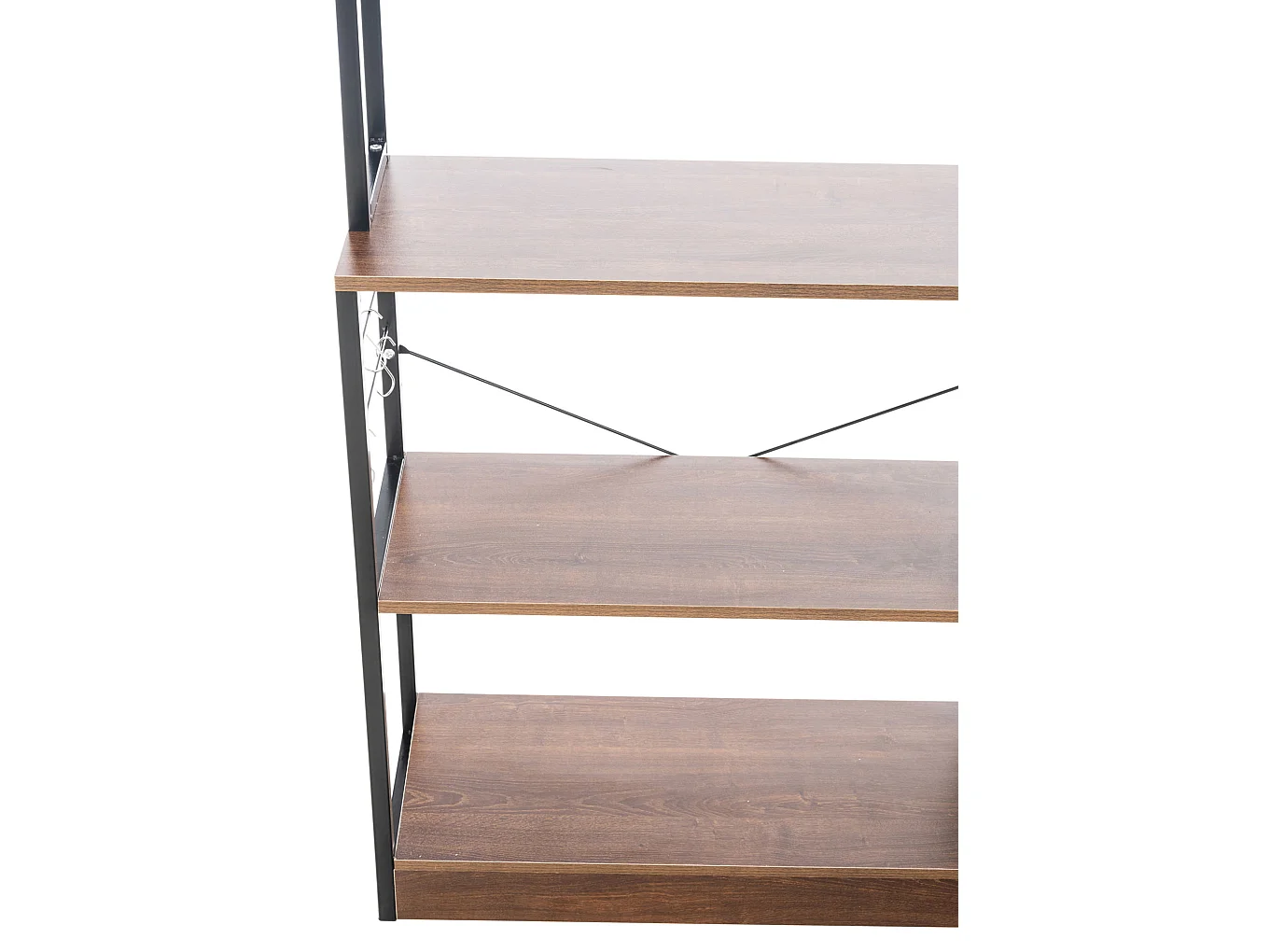 Keukenrek - Hout - 100 x 30 x 156cm - walnoot - Fehring