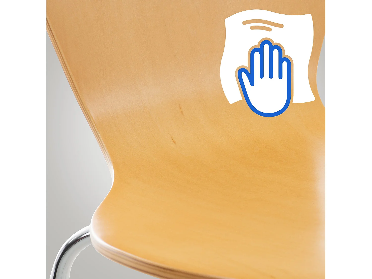 Lot de 16  Chaise de conférence - Bois - Nature - Calisto