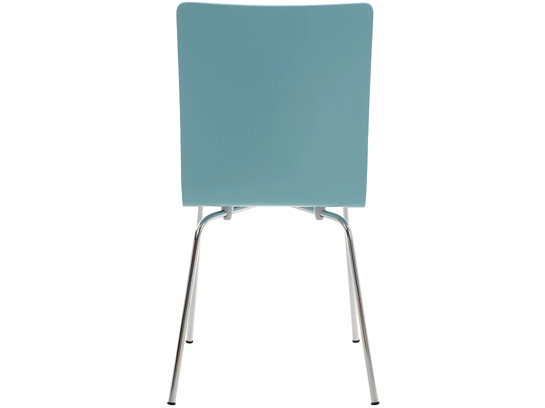 Lot de 4  Chaise de conférence - Bois - Bleu clair - PEPE