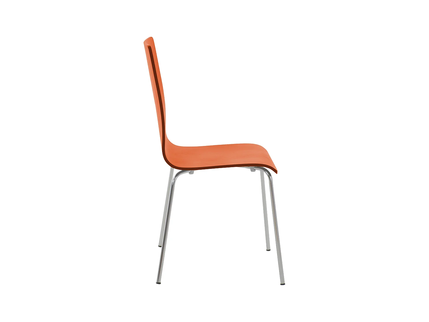 Lot de 8  Chaise de conférence - Bois & Antique - Orange - PEPE